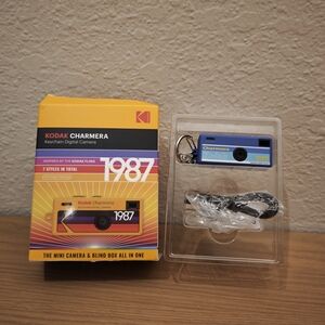 Kodak Charmera Keychain Camera in Blue and Black